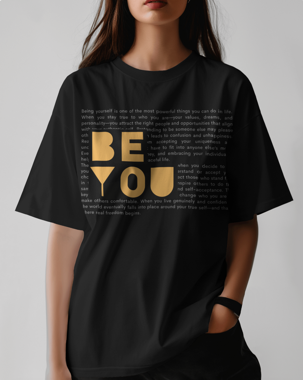 Self Care Flex Combo of 2 Black Oversized T-shirts