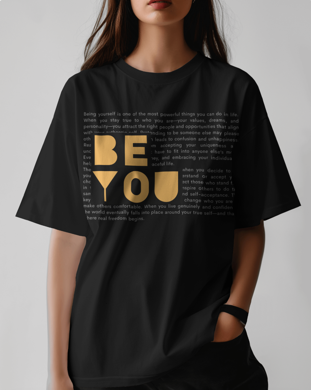 Self Care Flex Combo of 2 Black Oversized T-shirts